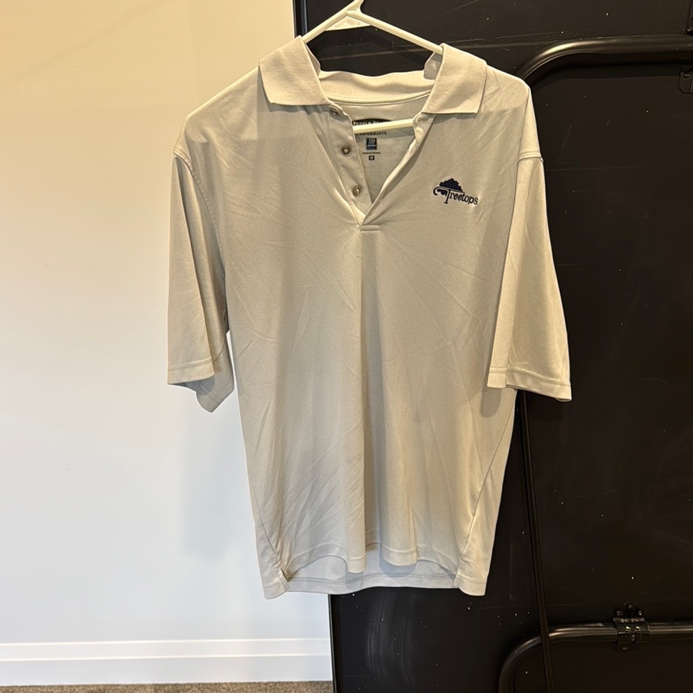 Pebble Beach Gray Polo Shirt Classic Style